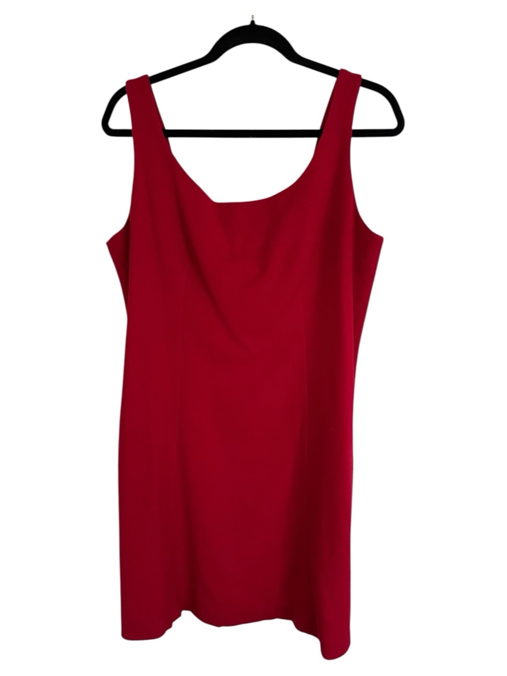Vintage Neiman Marcus Red Sleeveless Sheath Dress